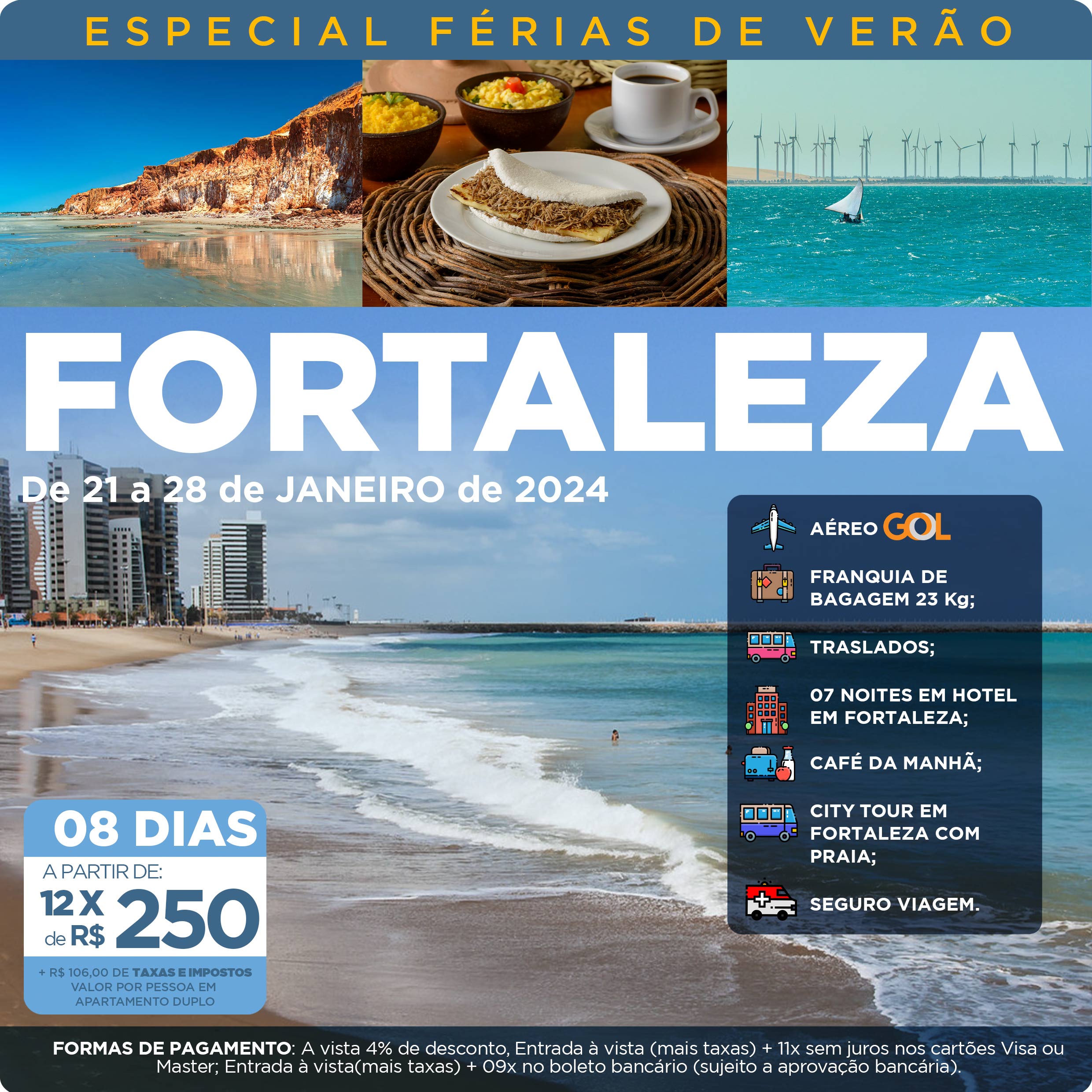 Fortaleza 21 Janeiro 2024 Mercosur Viagens